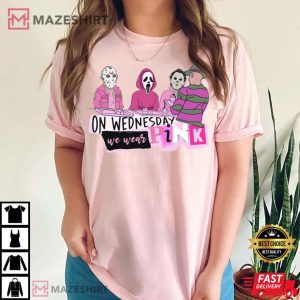 On Wednesdays We Wear Pink Halloween T Shirt (3)