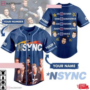 Team Nsync Custom Baseball Jersey