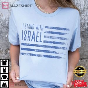 Stand With Israel Jewish Hebrew T Shirt (3)