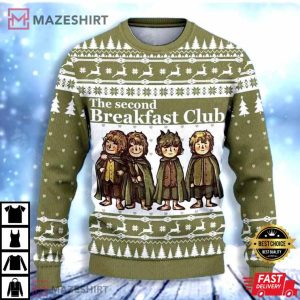 Second Breakfast The Lord Of The Rings Ugly Christmas Sweater