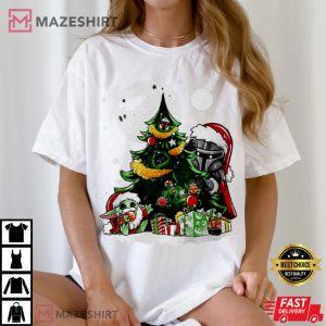 Star Wars Christmas Darth Vader T Shirt (2)