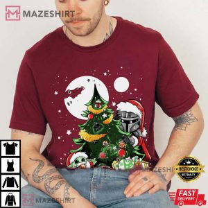 Star Wars Christmas Darth Vader T Shirt (3)