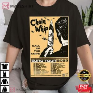 Chain Whip Band European 2023 Tour T Shirt (2)
