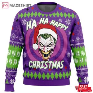Joker Happy Christmas Ugly Sweater (1)