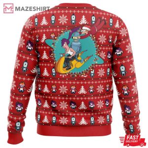 Futurama Fa La La La Ugly Christmas Sweater (4)