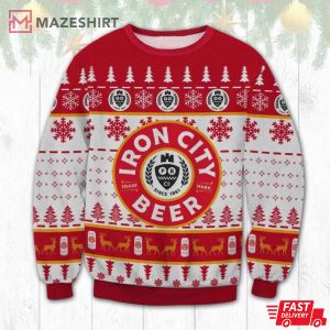 Iron City Beer Lover Christmas Ugly Sweater