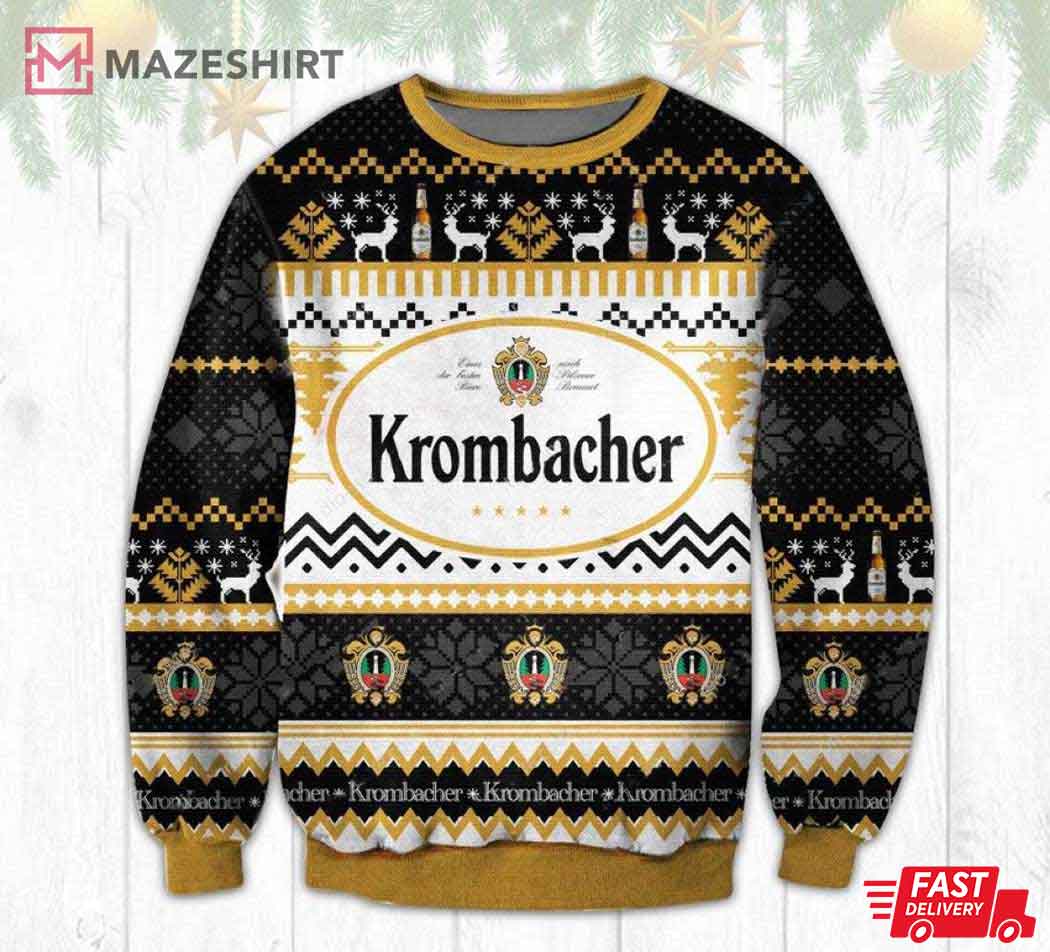 Krombacher Beer Unisex Ugly Christmas Sweater