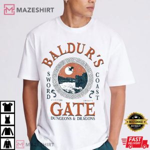Dungeons and Dragons Adventure Awaits at Baldur's Gate T Shirt (1)