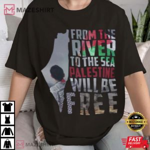 Palestine Will Be Free From the River to the Sea T Shirt (2)