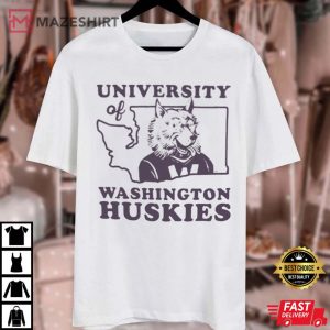 University of Washington Huskies State T Shirt (3)
