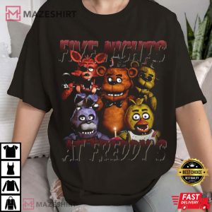Five Nights At Freddy's Halloween T Shirt (2)