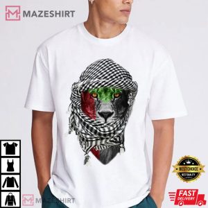 Palestine Lion Strong Palestine Peace T Shirt (2)