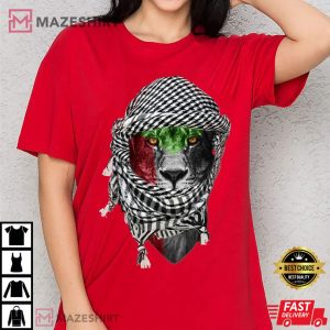 Palestine Lion Strong Palestine Peace T Shirt (3)