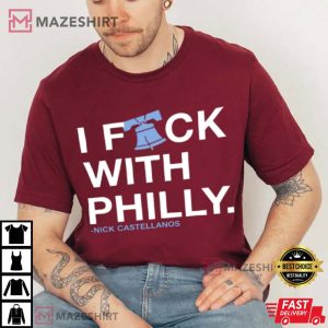 Nick Castellanos I Fck With Philly T Shirt (2)