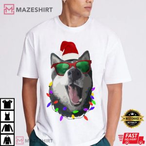 Husky Lover Christmas Gift T Shirt (1)