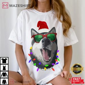 Husky Lover Christmas Gift T Shirt (2)