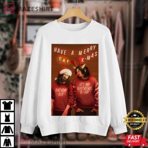 Christmas Daryl and Jesus The Walking Dead T Shirt (1)