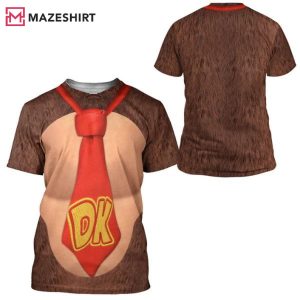Donkey Kong Mario 3D Shirt