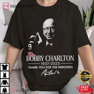 Bobby Charlton 1937 2023 Thank You For The Memories T Shirt (1)