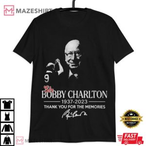 Bobby Charlton 1937 2023 Thank You For The Memories T Shirt (3)