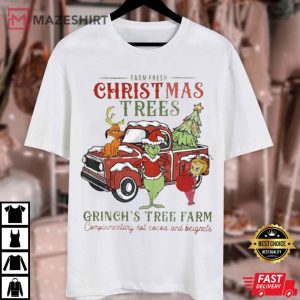 Grinch's Tree Farm Christmas T Shirt (3)