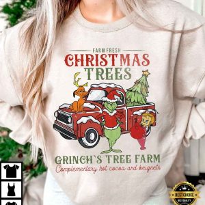 Grinch's Tree Farm Christmas T Shirt (4)