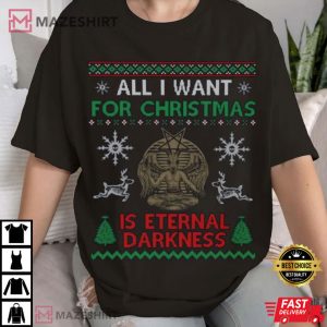 Gothic All I want For Christmas Is Eternal Darkness T Shirt (2)