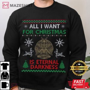 Gothic All I want For Christmas Is Eternal Darkness T Shirt (3)