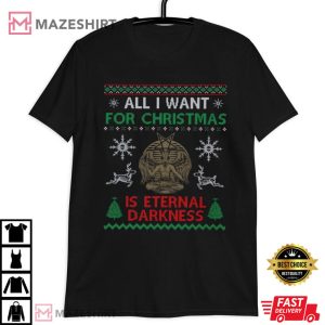 Gothic All I want For Christmas Is Eternal Darkness T Shirt (4)