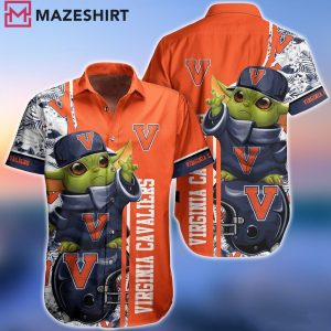 Virginia Cavaliers Baby Yoda Hawaiian Shirt