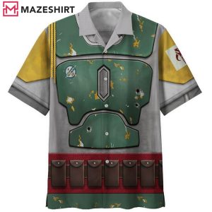Star Wars Boba Fett Cosplay Hawaiian Shirt