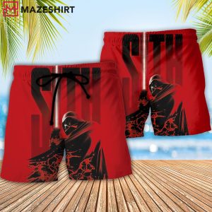 Star Wars Darth Vader Sith Hawaiian Beach Shorts