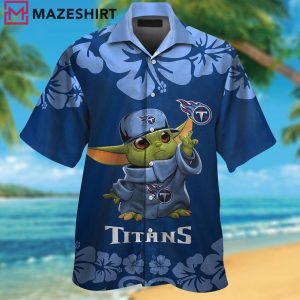 Tennessee Titans x Baby Yoda Hawaiian Shirt