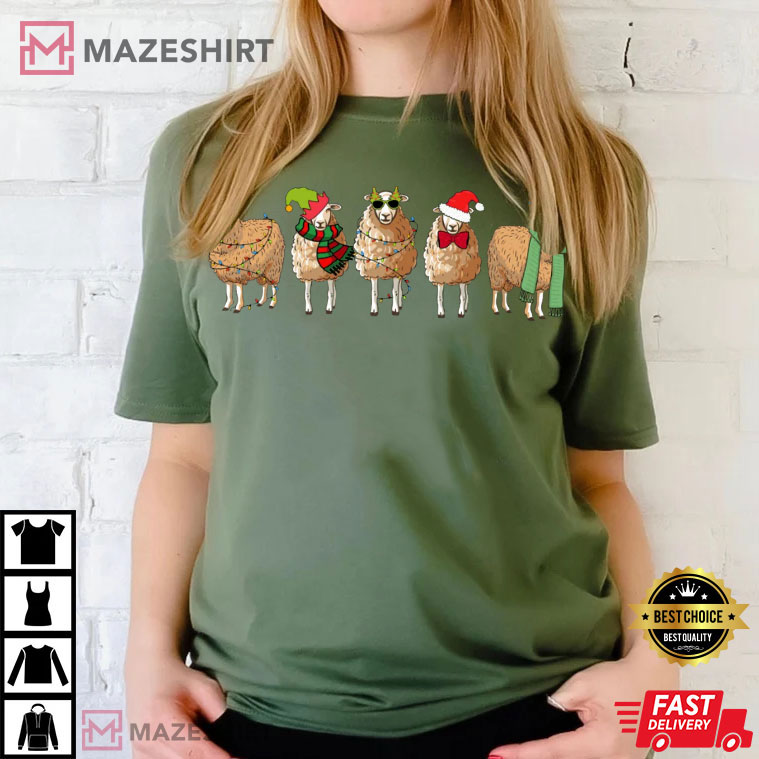 Sheep Lover Christmas Funny T-Shirt