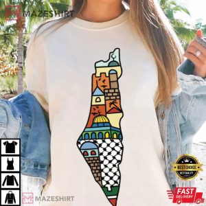 Free Gaza Free Palestine No More War T Shirt (3)