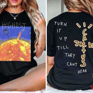Travis Scott Turn it Up till They Can Hear T Shirt (1)