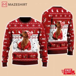 Holiday Season Dachshund Lover Ugly Sweater