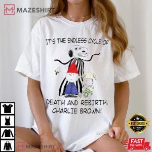 Charlie Brown Snoopy Endless Cycle of Death and Rebirth T Shirt (3)