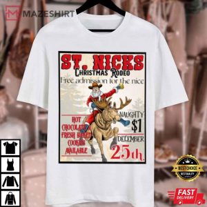 St Nicks Christmas Rodeo T Shirt (1)