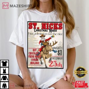 St Nicks Christmas Rodeo T Shirt (4)
