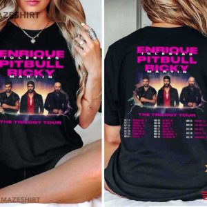 Iglesias x Pitbull x Ricky Martin The Trilogy Tour 2023 T Shir