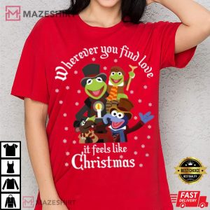 The Muppets Whenever You Found Love It's Christmas T Shirt (3)