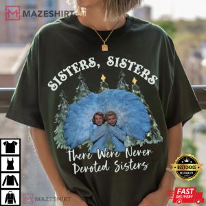 White Christmas Devoted Sisters T Shirt (2)