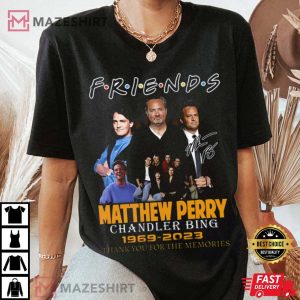 Matthew Perry 1969 – 2023 Thank You For The Memories T Shirt (2)