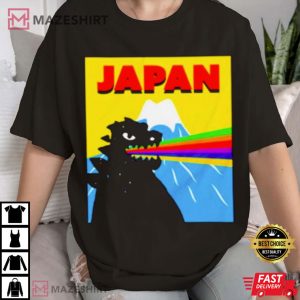 Japan Pride Godzilla Lover T Shirt (2)