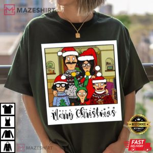 Bob's Burger Family Photo Xmas T Shirt (3)