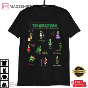 Taylor Swift The Grinch Ver Eras Tour Xmas T Shirt (1)
