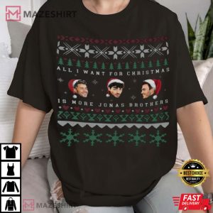 More Jonas Brothers All I Want For Christmas T Shirt (2)