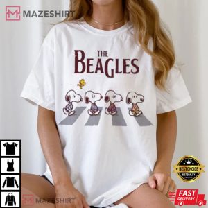 Snoopy x The Beagles Abbey Road T Shirt