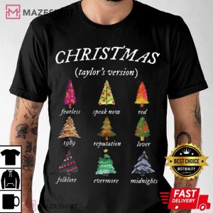 Christmas Taylor's Version My Xmas Era T Shirt (1)